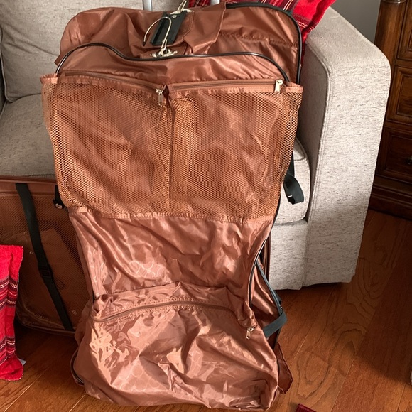 Joy Mangano 12-pc Brown Leather Luggage - Picture 12 of 16